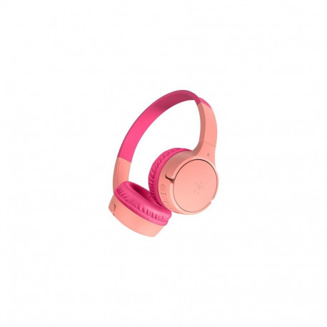 Belkin SoundForm Mini Headset Wireless Head-band Calls/Music USB Type-C Pink