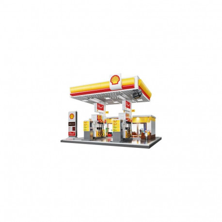 Jamara CaDA Shell Gas station with shop and car wash Bricks