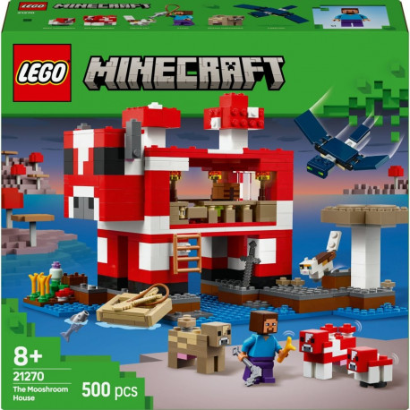 "LEGO 21270 Minecraft Das Pilzkuh-Haus"