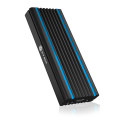 "ICY BOX IB-1824ML-C31 Externes USB-C 3.2 Gehäuse für M.2 NVMe SSD mit LED-Beleuchtung"