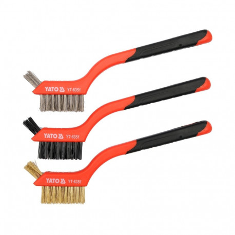 Pintsli komplekt 3 tk. 3X7 rida G=180mm YT-6351 YATO