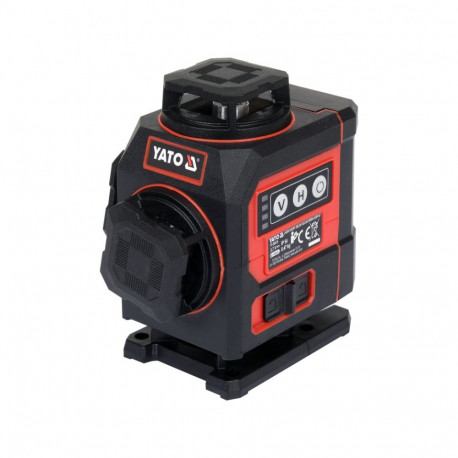 Yato lasernivelleerija YT-30419, 16 joont, 30 m, ±3 mm/10 m, 510-540 nm, IP54, 4000 mAh, 8 h, ±3˚, 1