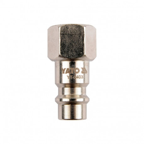 Pneumatic quick connector for compressor air hoses 1/4″ female thread 1/4″ male thread YT-2403 Yato