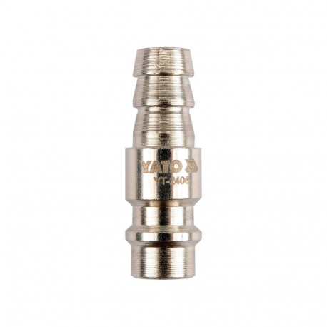 Yato Quick Coupler YT-2406, 46mm, Q235 steel, nickel plated, 8mm, standard air connection