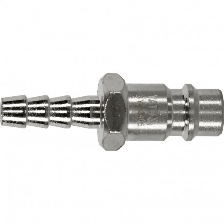 Yato quick coupler YT-2405, 6 mm, 37 mm, Q235 steel, nickel plated, standard PT