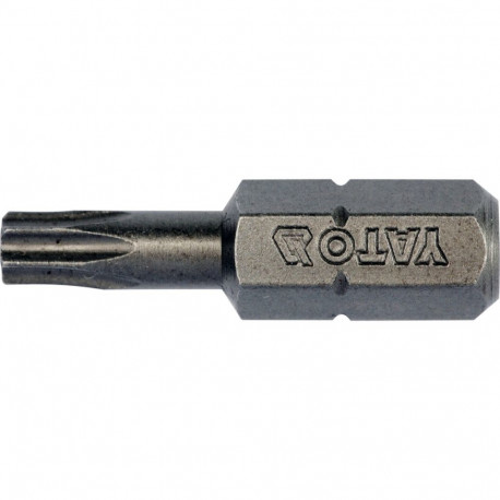 Yato Screwdriver Bits YT-78143, 10pcs, Torx T20, 25mm, 58-61 HRC, S2, 1/4" (6.3mm), milled, hexagona