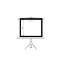 Projector screen 72cale 4:3 MC-536