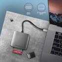 MEMORY READER USB-C 3-SLOT/SD/MICROSD/CF CRE-S3C AXAGON