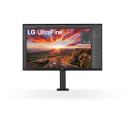 LCD Monitor|LG|31.5"|Panel IPS|3840x2160|16:9|60Hz|5 ms|Speakers|Swivel|Pivot|Height adjustable|Tilt