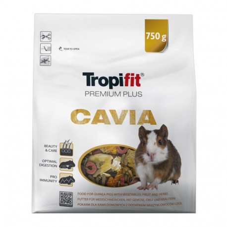 Tropifit Premium Plus Cavia täissööt merisigadele 750g