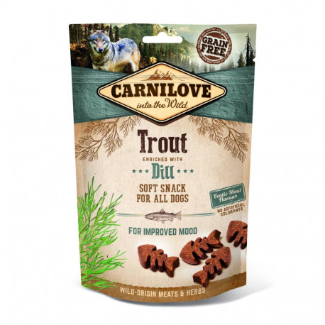 Carnilove Dog Snack Trout & Dill maiused koerale 200g