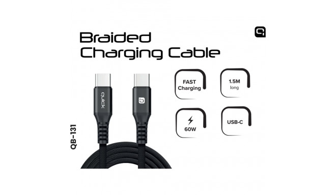 USB kaabel Quick USB-С to USB-С 1.5m