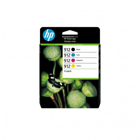 HP 912 CMYK Originaaltindikassett 4-pakk
