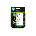 HP 301 tindikassettide komplekt 2-pack standardmaht (must ja värvikassett)