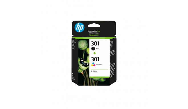 HP 301 tindikassettide komplekt 2-pack standardmaht (must ja värvikassett)