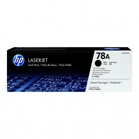 HP 2x tooner CE278A must HV LaserJet Pro P1566 P1606 M1536