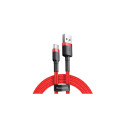 Baseus Type-C Cafule Cable 3A, 0.5m, Red + Red (CATKLF-A09)