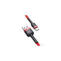 Baseus Type-C Cafule cable 3A, 1m, Red + Red (CATKLF-B09)