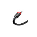 Baseus Type-C Cafule cable 2A, 3m, Red/Black (CATKLF-U91)