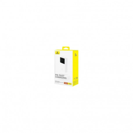 Baseus Power Bank Star-Lord with Digital Display, Fast Charge, C+A+A, 30W, 10000 mAh, White (P100229