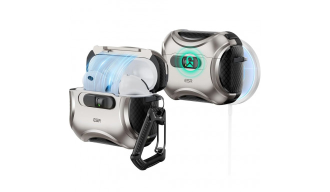 ESR CYBER FLICKLOCK HALOLOCK MAGSAFE APPLE AIRPODS PRO 3 TITANIUM