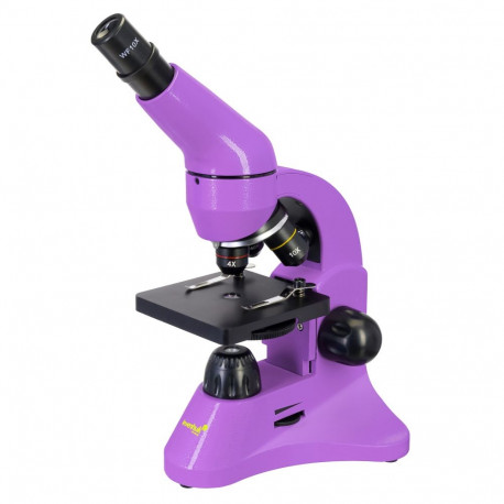 Microscope Levenhuk Rainbow 50L Amethyst 40x–800x with experimental kit K50