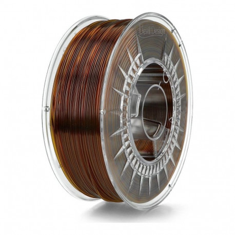 Devil Design Filament Devil Design PETG 1 75mm 1kg - Amber Transparent}