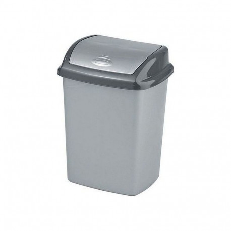 Curver Atkritumu spainis Dominik 10L sudraba  0805312877