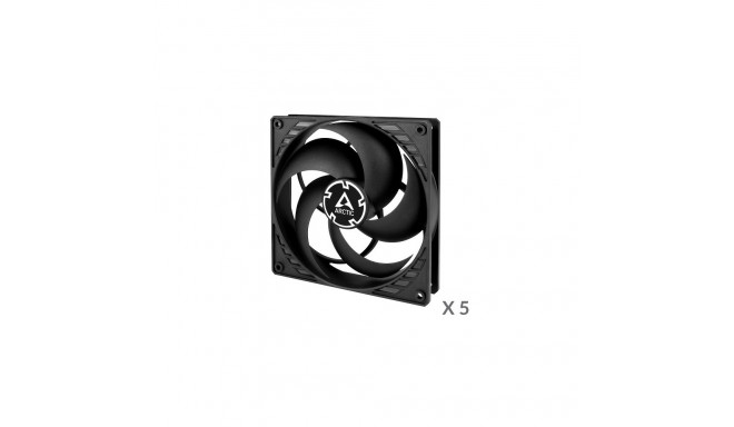 Case Fan - ARCTIC P14 1700 RPM 72.8 CFM 0.3 Sone Black 5 pcs