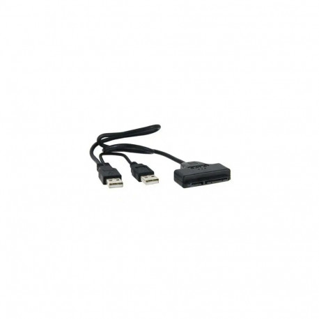 Adapter - USB 2.0 Type-A to SATA 7+15Pin 480 Mbps Plug&Play
