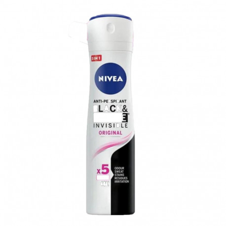 NIVEA BLACK&WHITE DESODORANTE ORIGINAL 150ML VAPORIZADOR