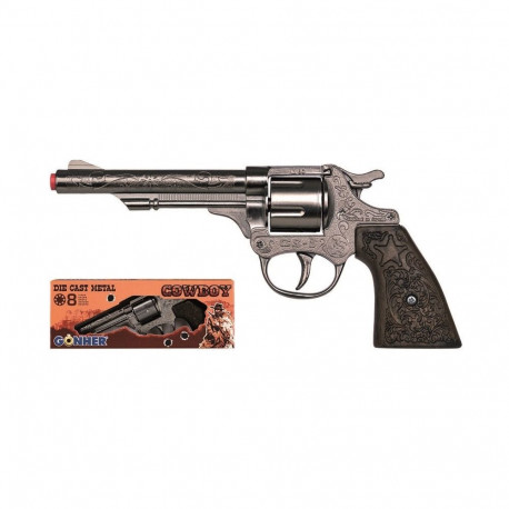 Rewolwer kowbojski 8-lasuline metallist Gonher 80/0