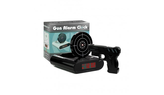 laserrelv sihtmärgiga äratuskell must