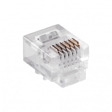 Wtyk telefon. 6P 6C (50 tk.)