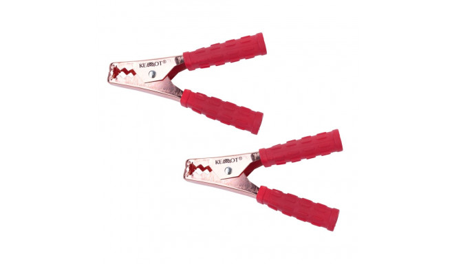 Krokodillklemmid 400A (2 tk), punased
