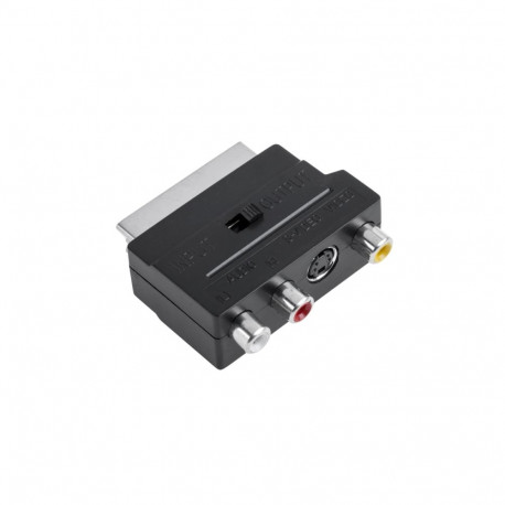 Euro-ühendus S-18 3x RCA-pesa + S-Video-pesa + kaabel (10tk.)