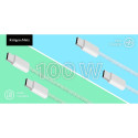 Kabel USB-C – USB-C 100 W 1,5 m roheline Kruger&Matz Basic