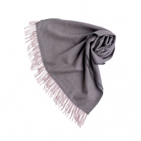 SOKISAHTEL Alpakavillane kalasabamustriga rohekashall suur sall 425