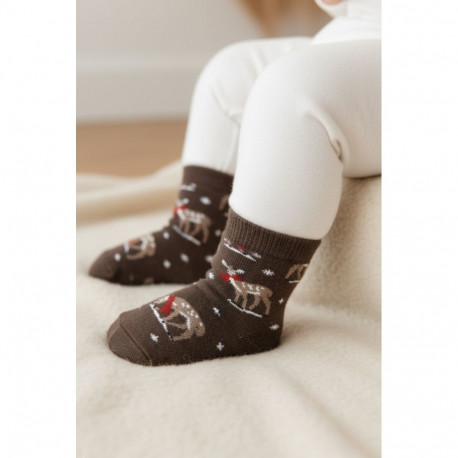 SOKISAHTEL BAMBY meriinovillased kitsekestega sokid beebidele 423, 430, 422