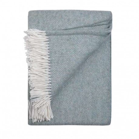 SOKISAHTEL Alpakavillane kalasabamustriga roheline pleed 425