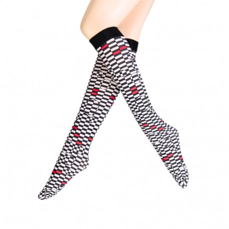 SOKISAHTEL Sarah Borghi NICOLETTA punasega põlvikud 444