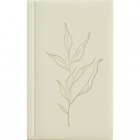 Book calendar DAY B6, hardcover, FASHION covers (WHITE) 00260/40087