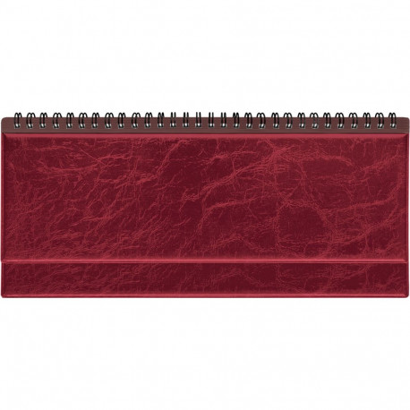 Desk calendar Classic voluminous, plastic covers (DARK RED) 00301/40194