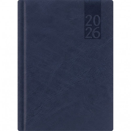 Raamatkalender NÄDAL A5, horisontaal, kõvaköide, (TUMESININE) 00030/40047