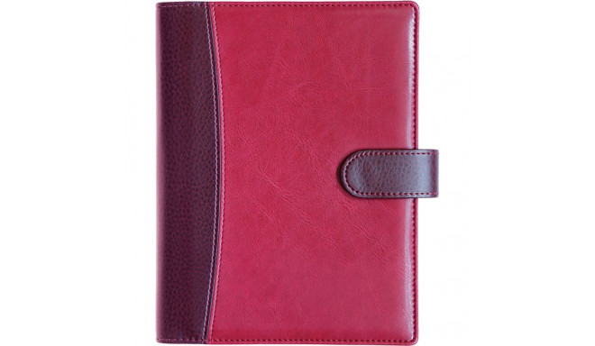 Raamatkalender Boss A5 PÄEV, spiraalköide, LUX kaaned, (TUMEPUNANE) 00041/40035