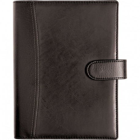 Book calendar Boss A5 Week horizontal, spiral bound, LUX cover (BLACK) 00042/40057