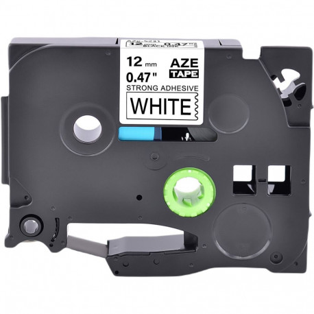 Kleepkirjalint/markeerimislint BROTHER Strong TZE-S231 12mm must/valgel analoog