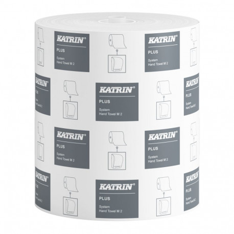 Rullkätepaber 2-kihiline KATRIN System 160m, valge