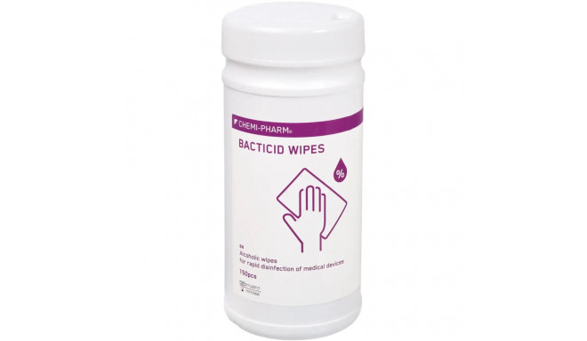 Puhastuslapid pindadele CHEMI-PHARM Bacticid desinfitseerivad 150tk