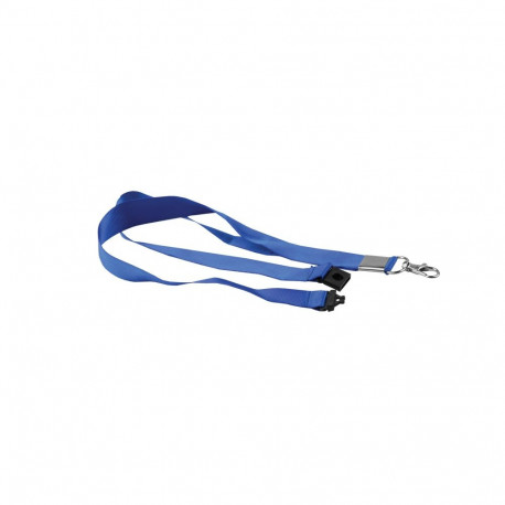 Collar with quick carabiner FOROFIS 45x2cm blue